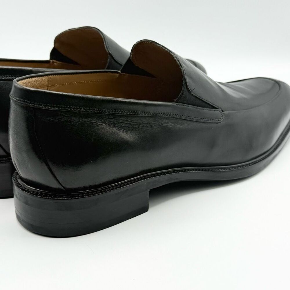 COLE HAAN GRAND OS Men's Dress Shoes Moc Toe Loafers Black Leather - US 15 Wide - Picture 11 of 13